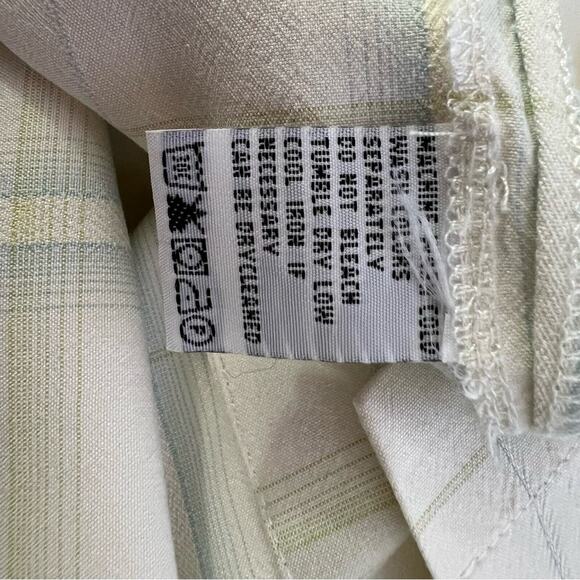 Tommy Bahama 100% Silk Short Sleeve Pale Yellow Shirt Size XL - Picture 12 of 13